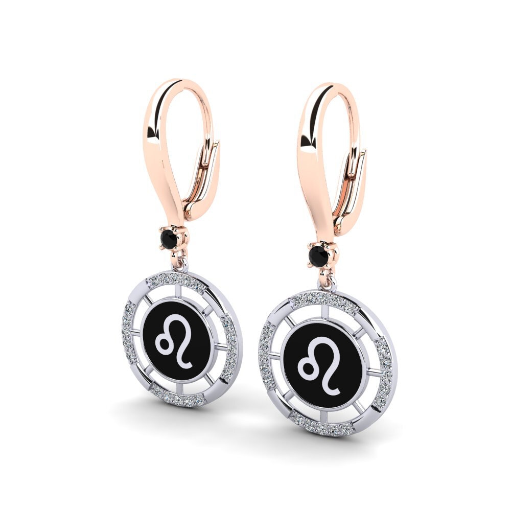 Black Sapphire Women's Earring Salesisan - Leo