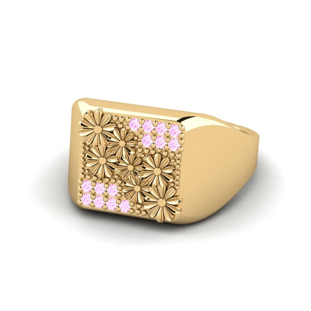 Rosa Saphir Pinker Ring Salti