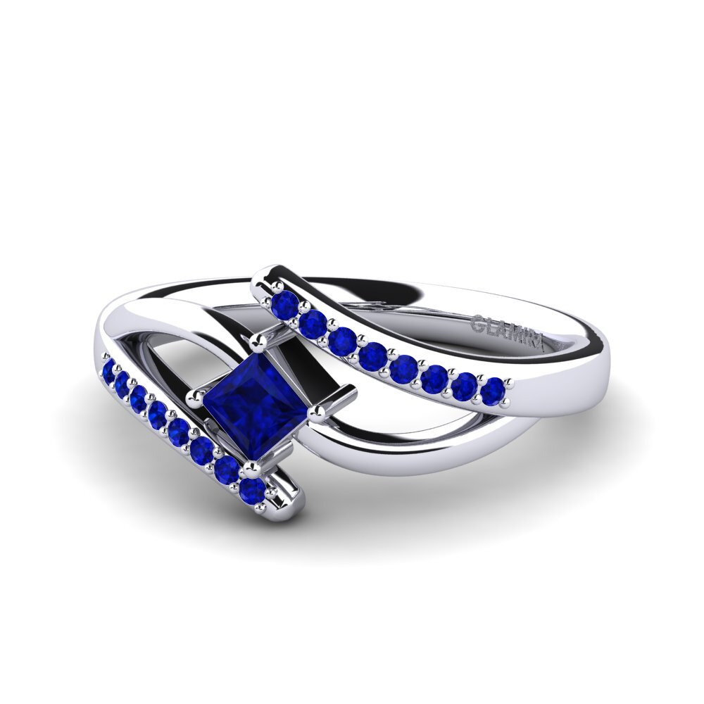 Zafiro Anillo de compromiso Samar