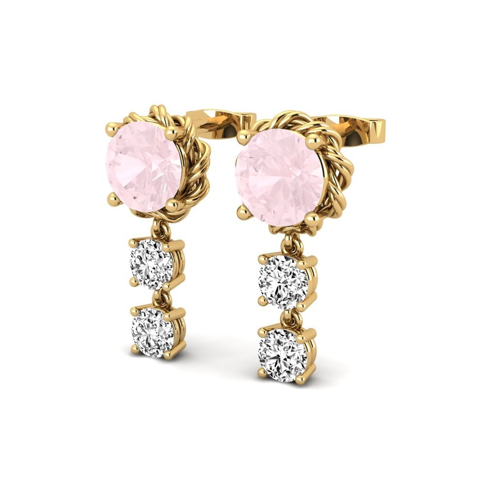 Rose Quartz Women's Earring Sambava