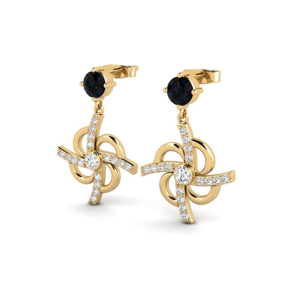 Black Opal Women's Earring Sanam