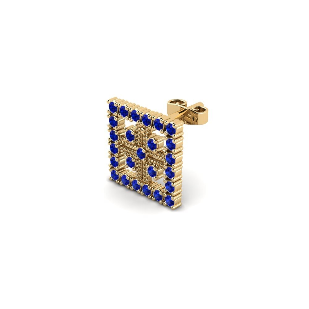 Sapphire Men's Earring Sandes