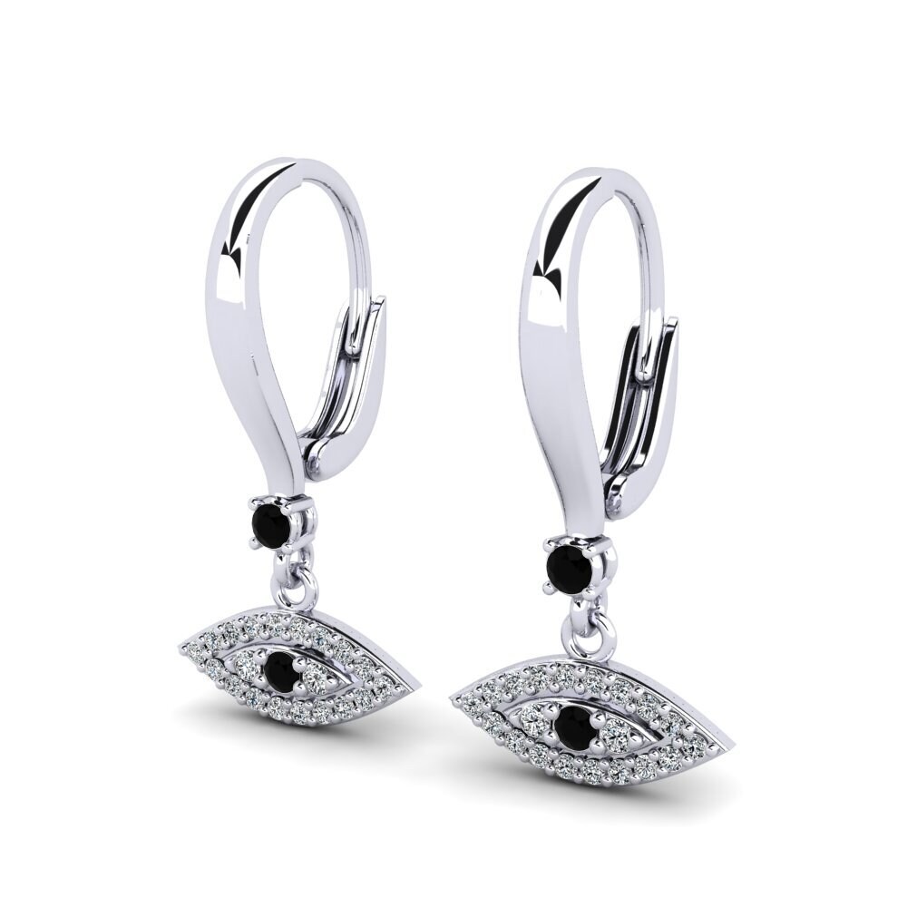 Black Sapphire Women's Earring Sandshrew