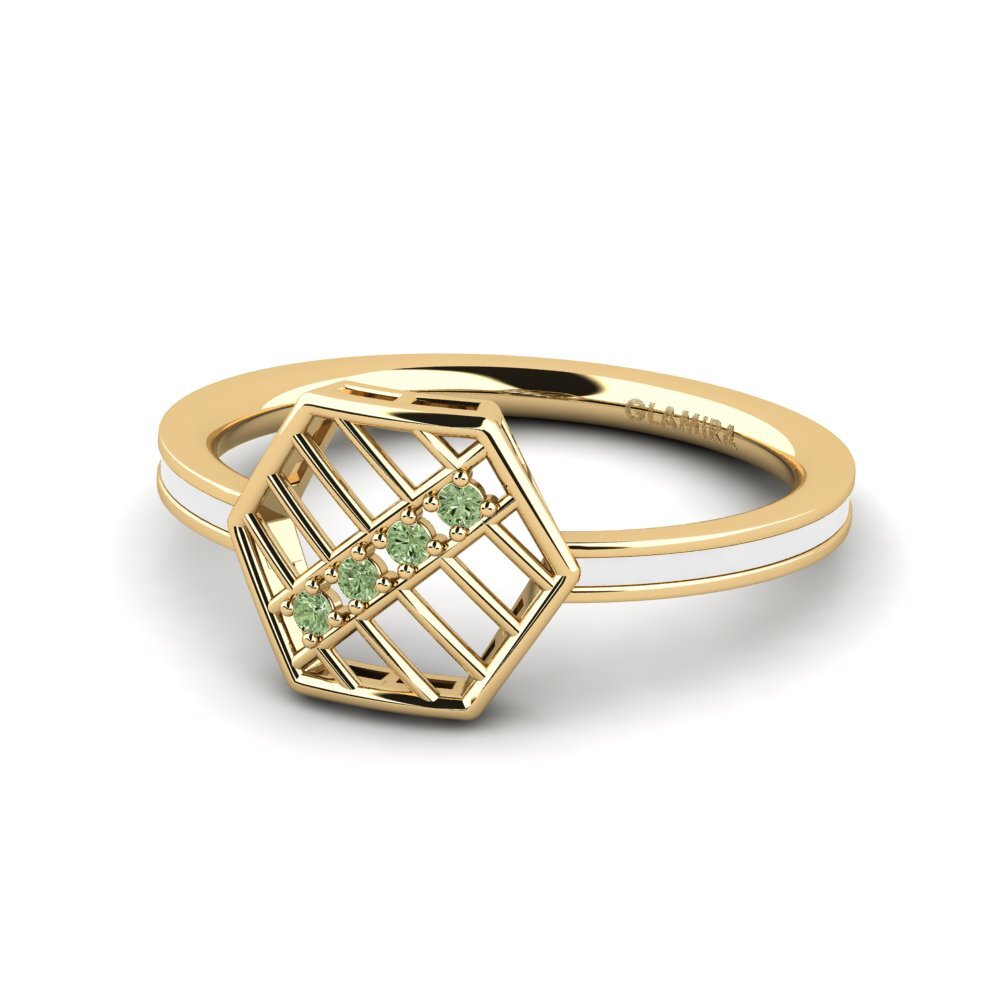 Green Diamond Ring Sanicrocas