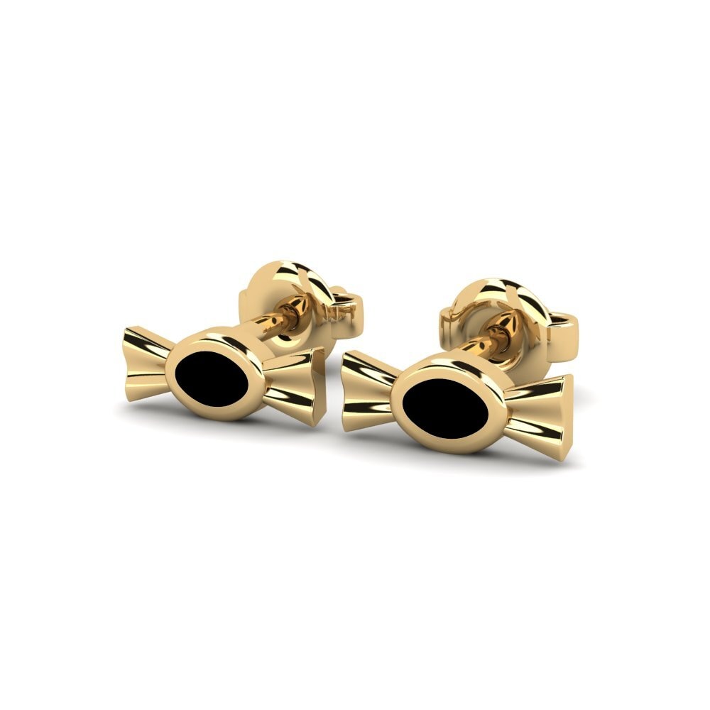14k Oro Amarillo Pendiente para Niño Sapuraizu