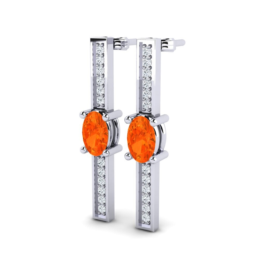 Fire Opal Women's Earring Sarika