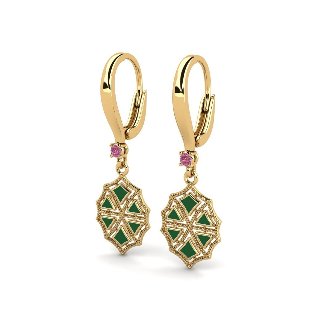 Rhodolite Garnet Women's Earring Sark