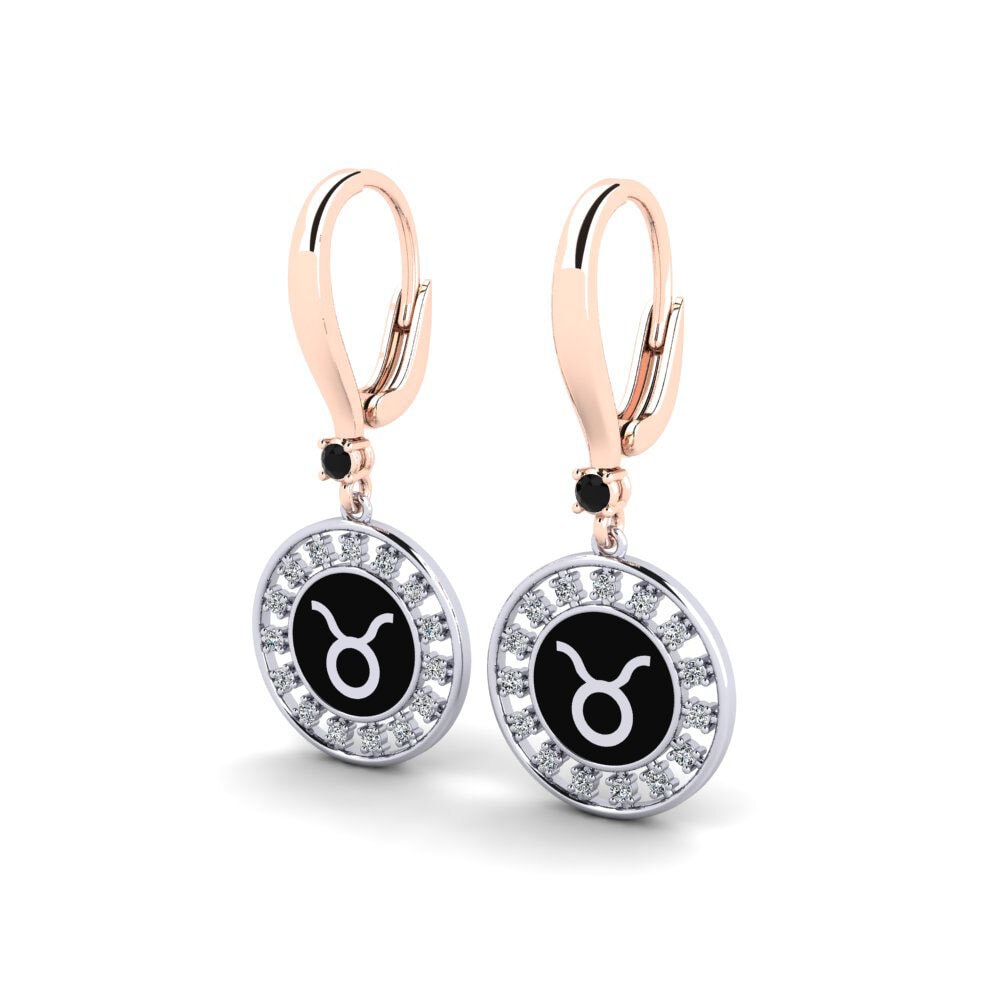 Black Sapphire Women's Earring Sarsocal - Taurus