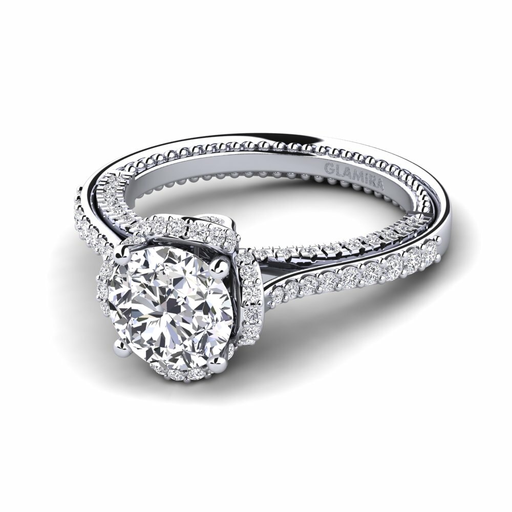 950 Palladium Engagement Ring Sashenka