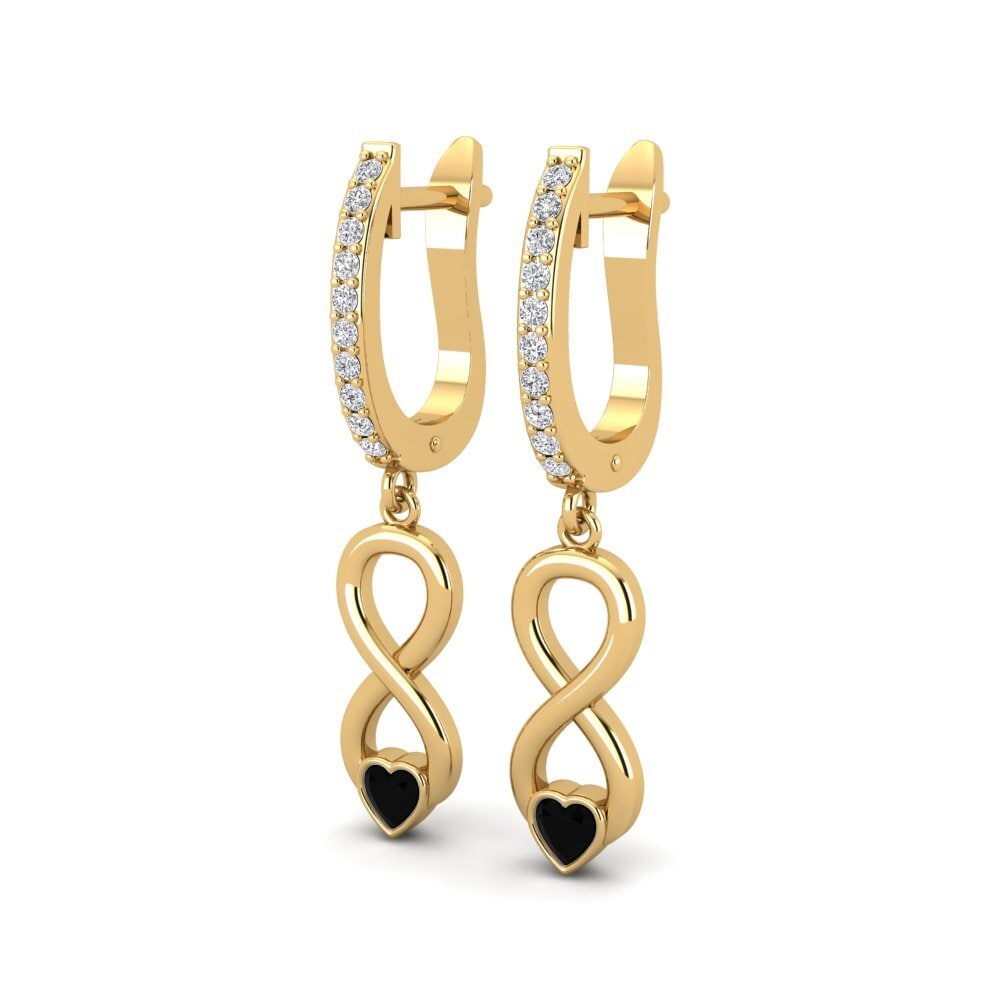 Black Sapphire Women's Earring Sauvetage