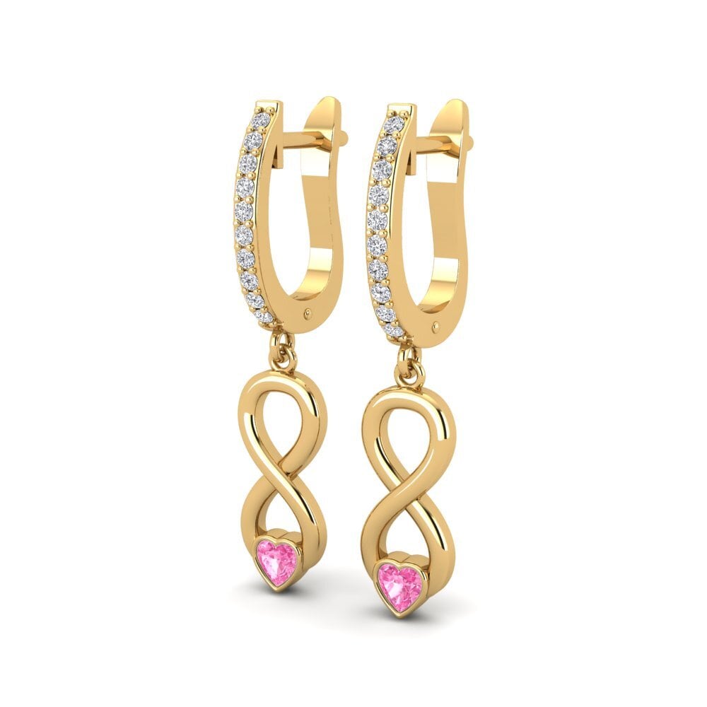 Pink Sapphire Women's Earring Sauvetage