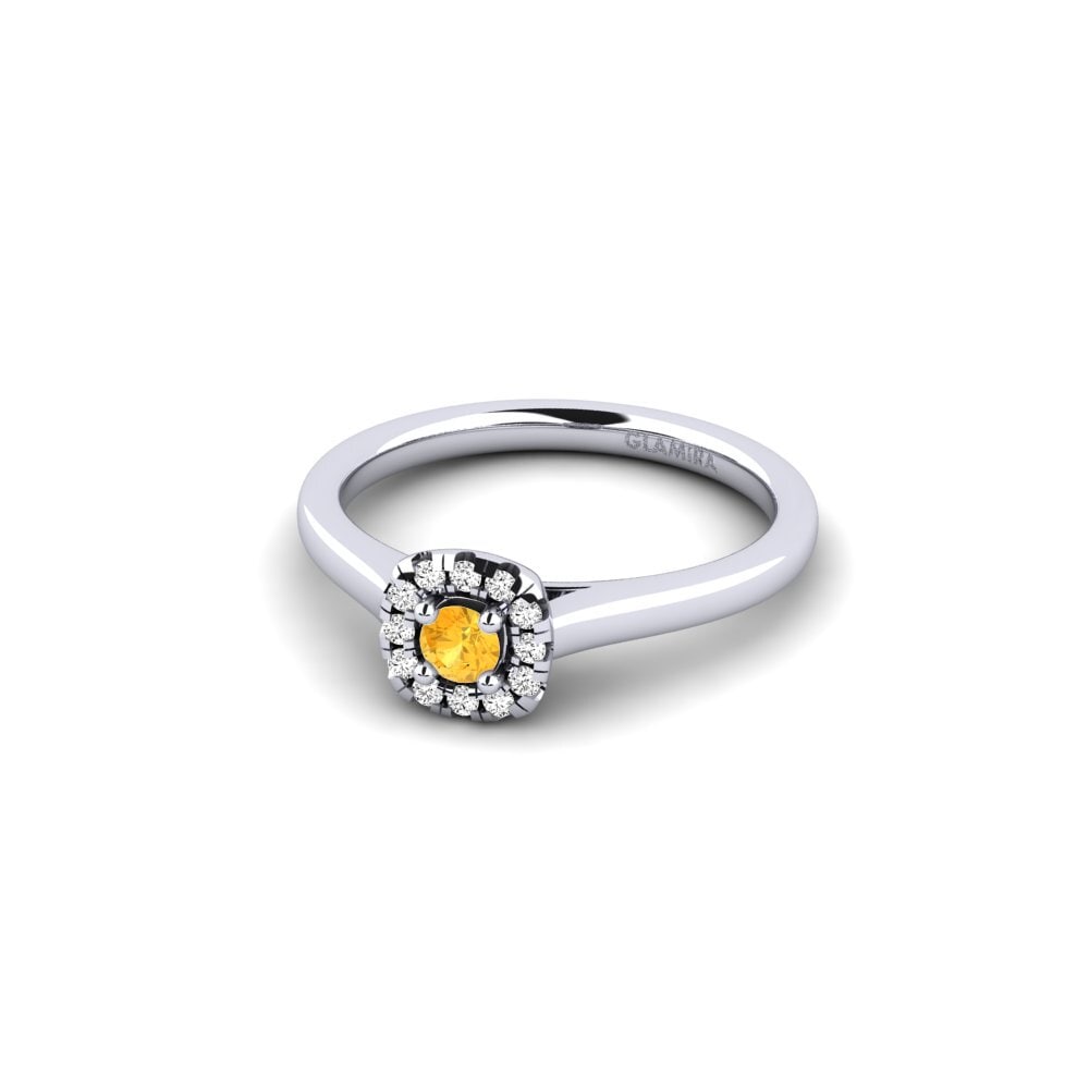 Citrin Verlobungsring Savanna 0.1 crt