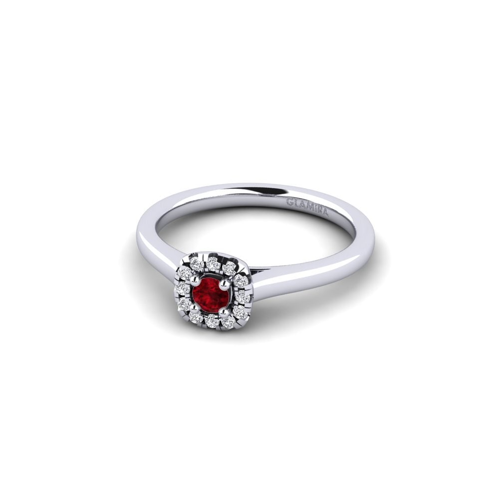 Rubí Anillo de compromiso Savanna 0.1 crt