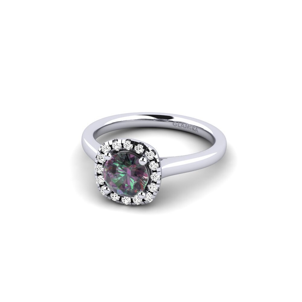 Mystic Topaz Engagement Ring Savanna 0.8 crt