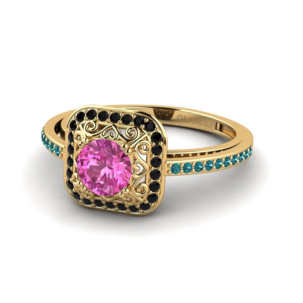 Pink Topaz Engagement Ring Scepticism