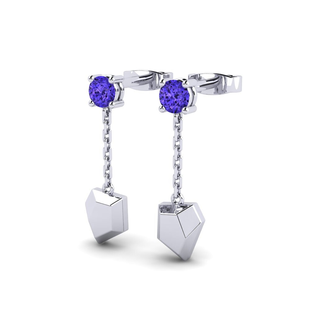 Đá Tanzanite Bông tai nữ Stonige