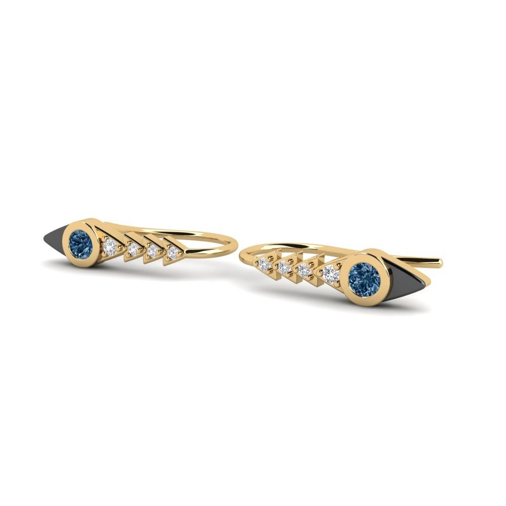 Blue Diamond Women's Earring Schuler