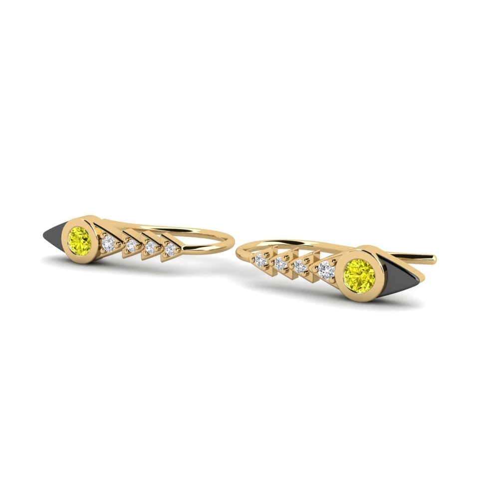 Yellow Diamond Women's Earring Schuler