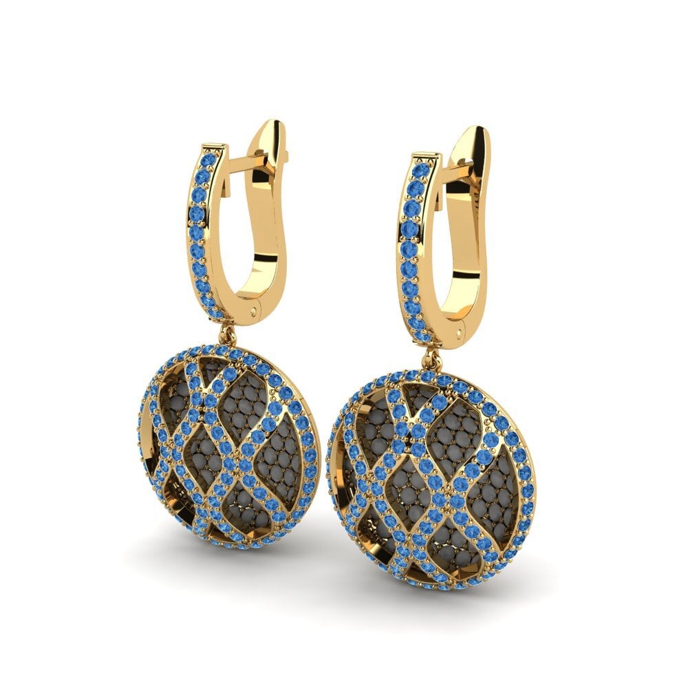 Dark Blue Zirconia Women's Earring Schultz