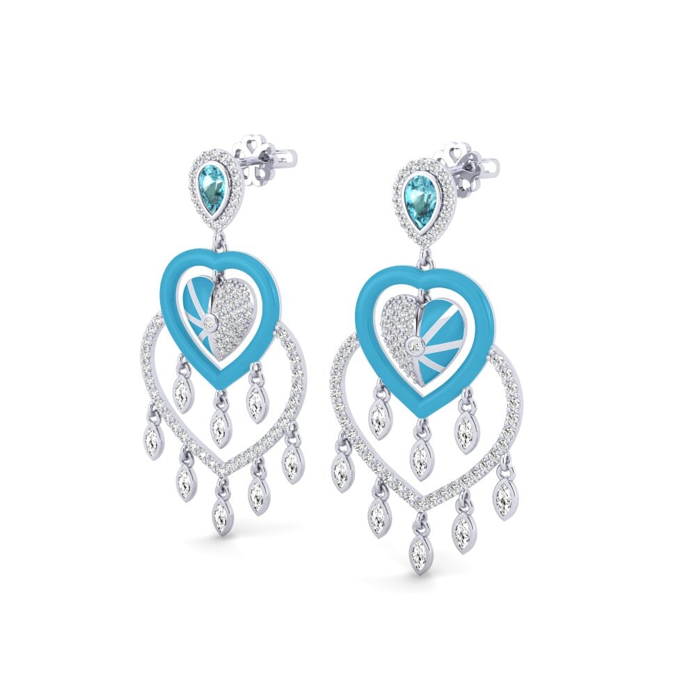 Blue Zircon Women's Earring Scrumptious