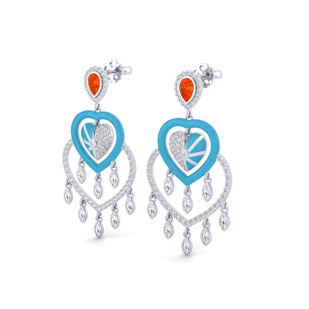 Feueropal Damen ohrring Scrumptious