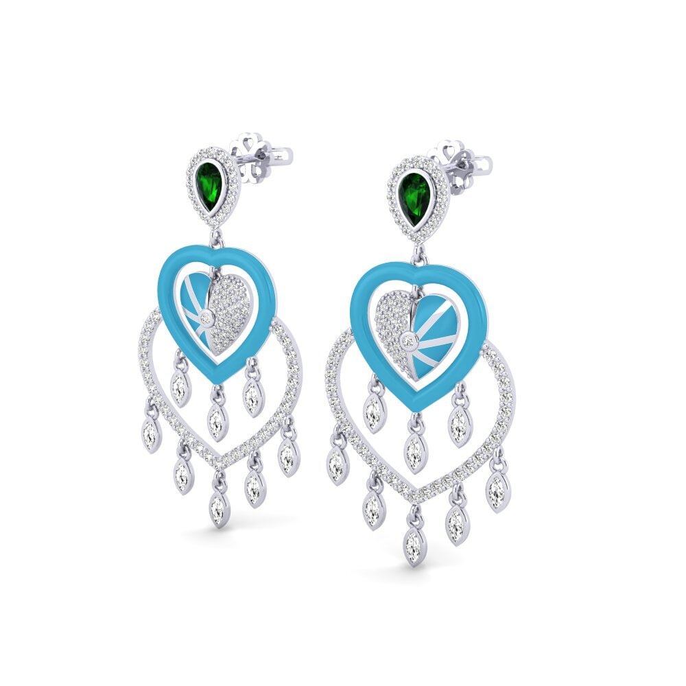 Green Tourmaline Women's Earring Scrumptious