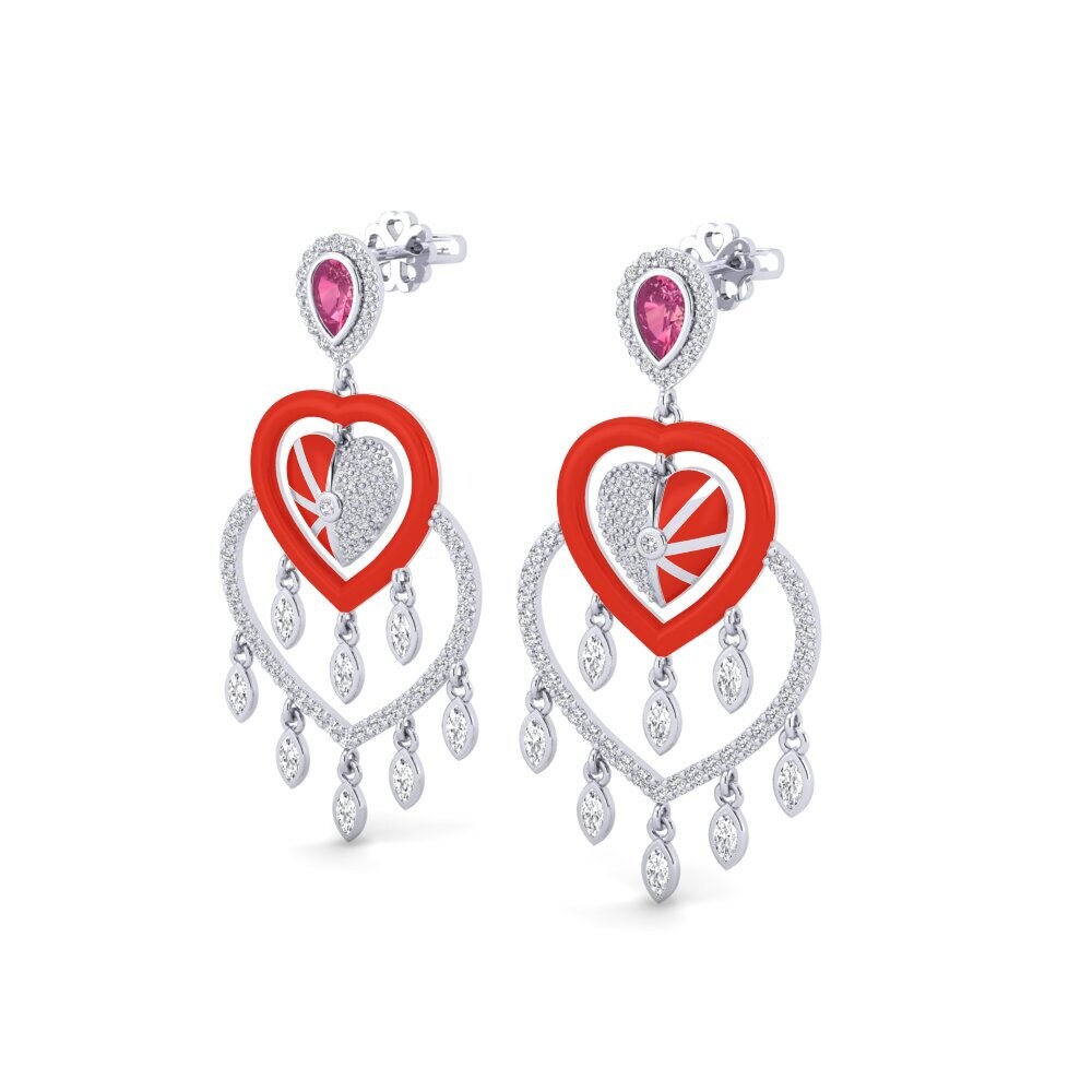 Pink Tourmaline Women's Earring Scrumptious