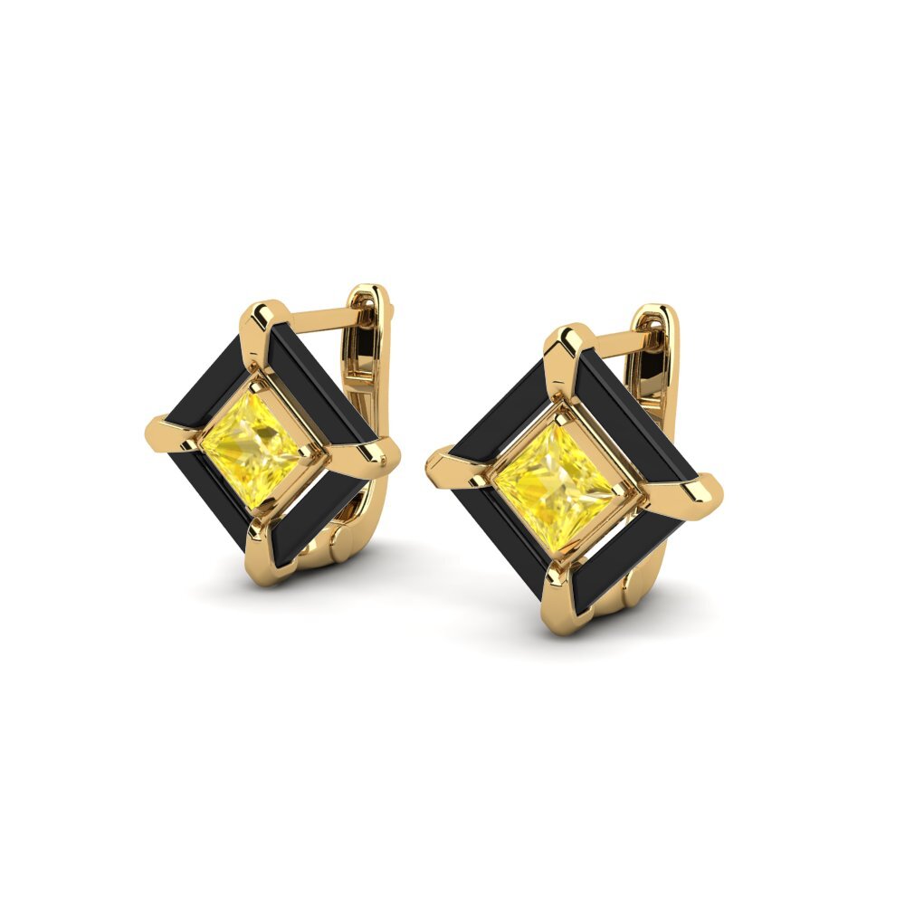 Yellow Sapphire Women's Earring Scudder