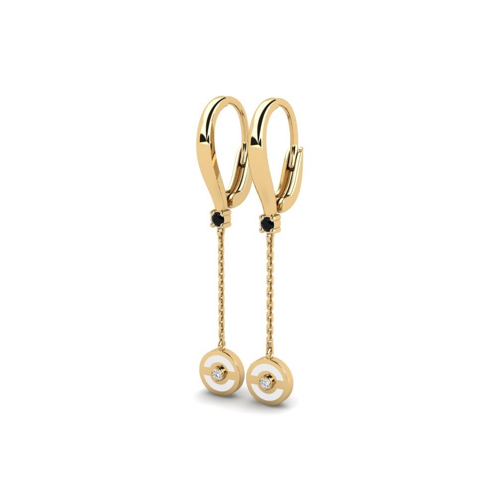 Diamante Negro Pendiente de mujer Scuroed