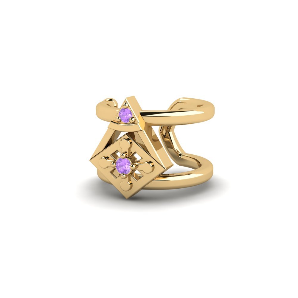 Amethyst Damen ohrring Sebastor