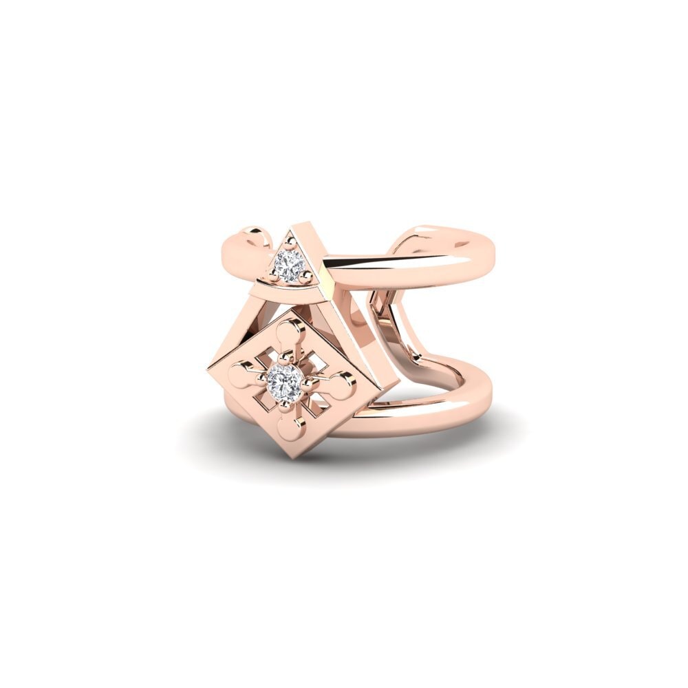 14k Rose Gold Women's Earring Sebastor