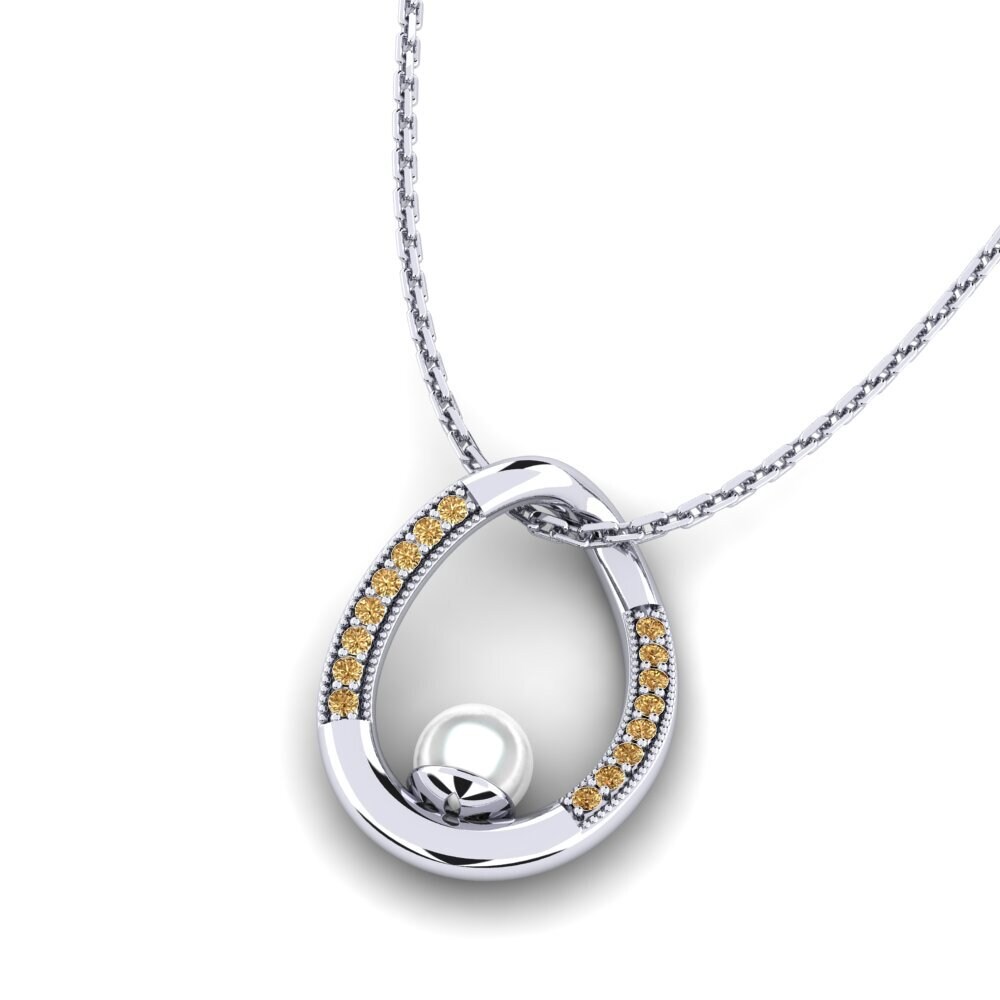 Brown Diamond Women's Pendant Sedile