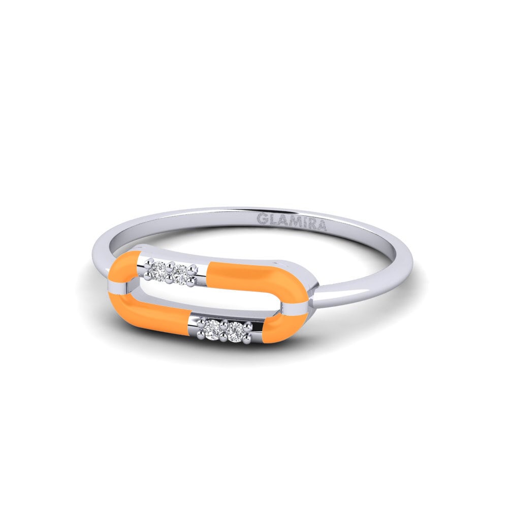 Weiß-Silber Ring Sedocation
