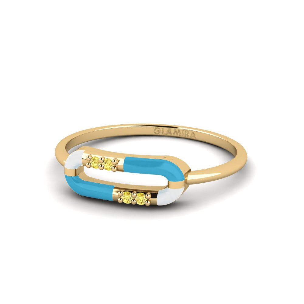 Gelber Saphir Ring Sedocation