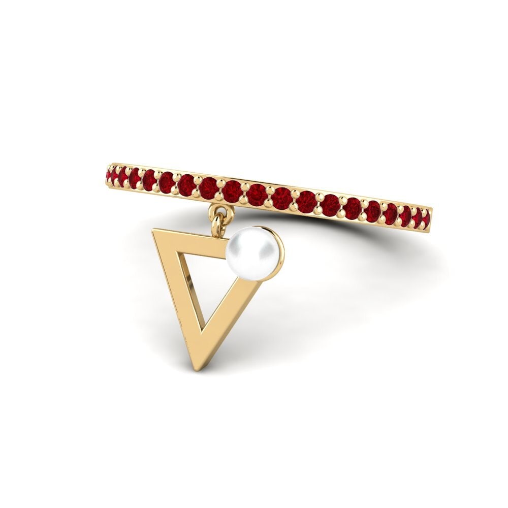 Circonita Roja Anillo Segada