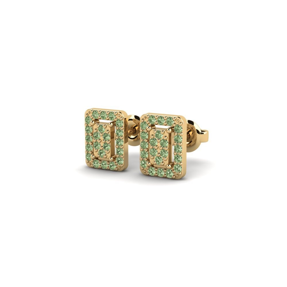Green Diamond Women's Earring Segel