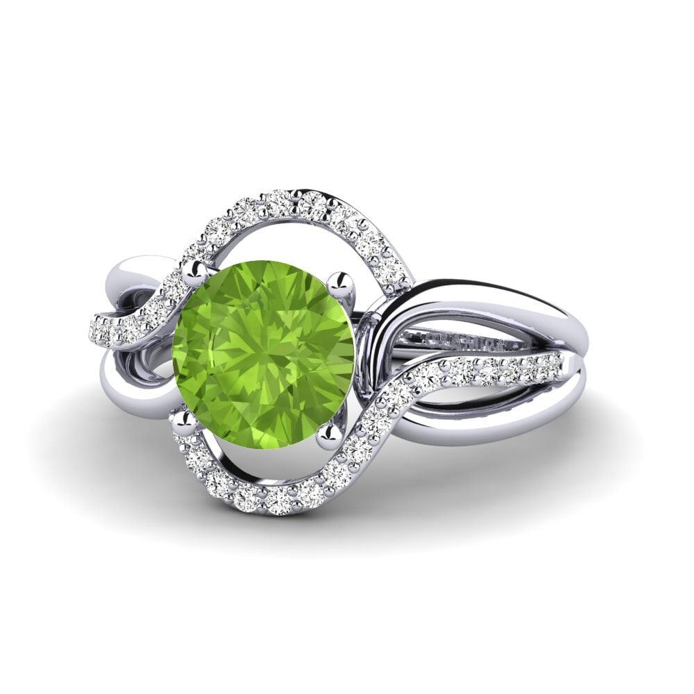 Peridoto Anillo de Mujer Selifig