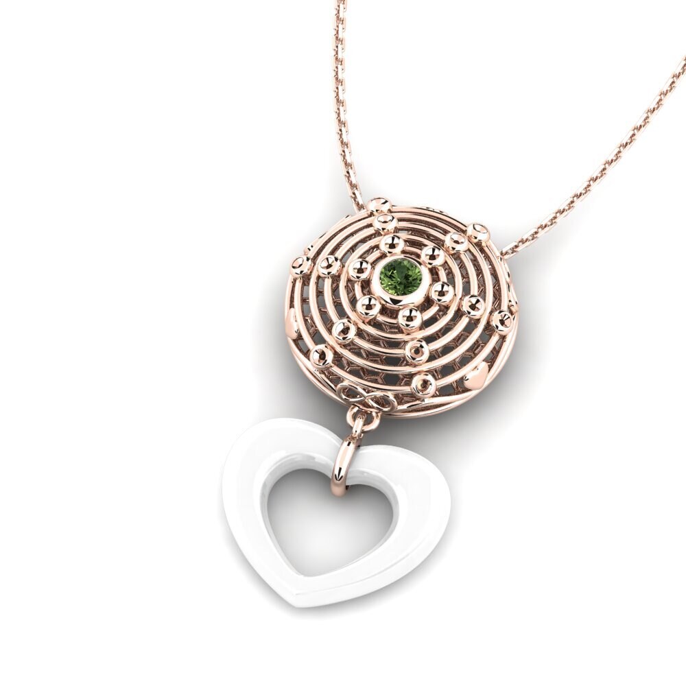 Zafiro Verde Colgante de Mujer Selph