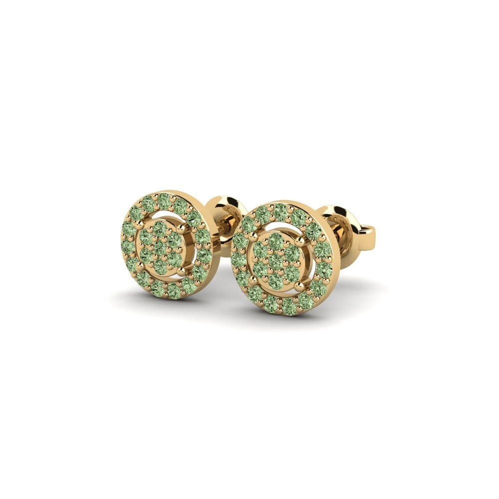 Green Diamond Women's Earring Selyo