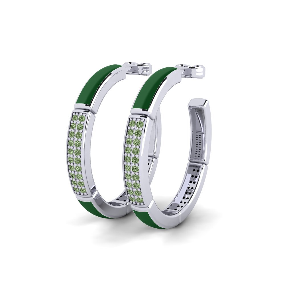 Diamante Verde Pendiente de mujer Sena