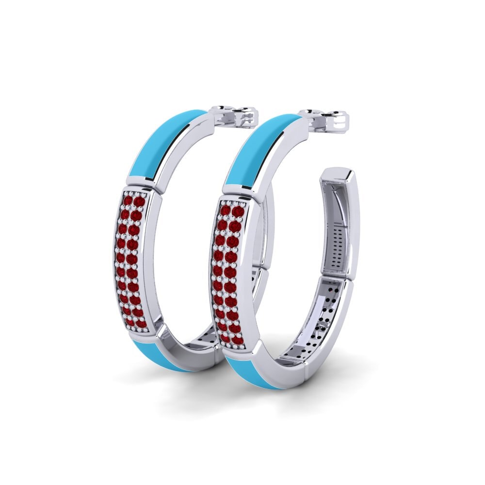 Red Zirconia Women's Earring Sena