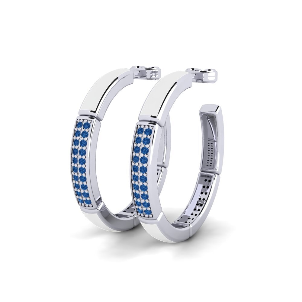 Dark Blue Zirconia Women's Earring Sena