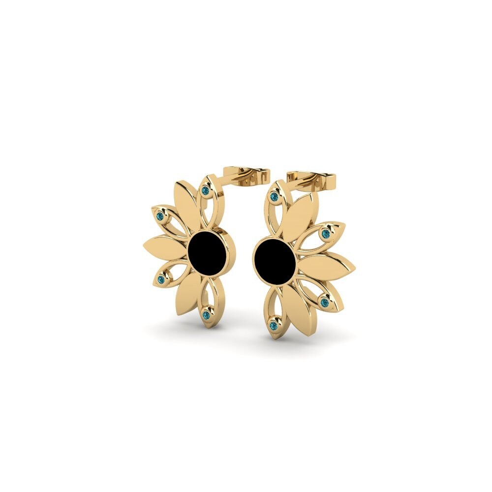 Diamante Blu Orecchino da donna Sensible