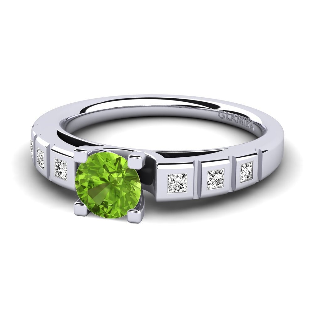 Peridoto Anillo de compromiso Sensonia