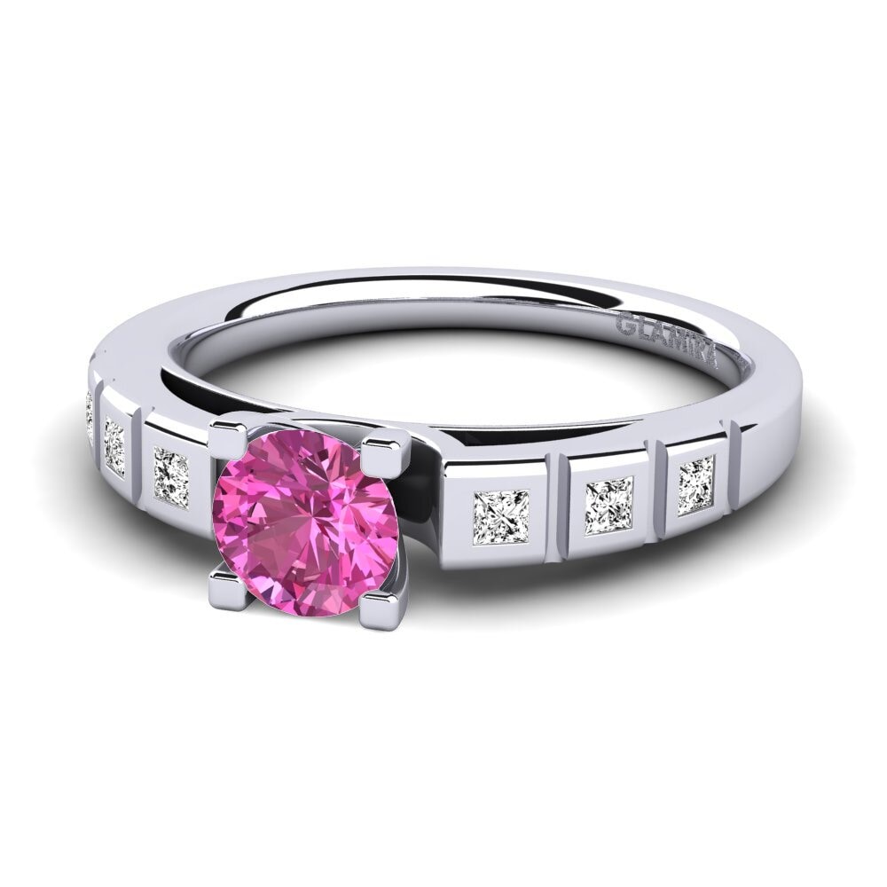 Topacio Rosa Anillo de compromiso Sensonia
