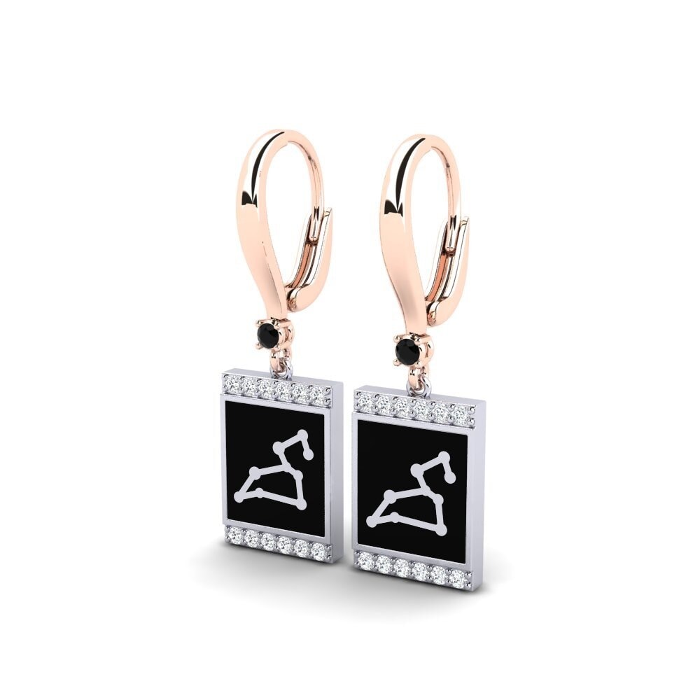 Black Sapphire Women's Earring Sensoxar - Leo