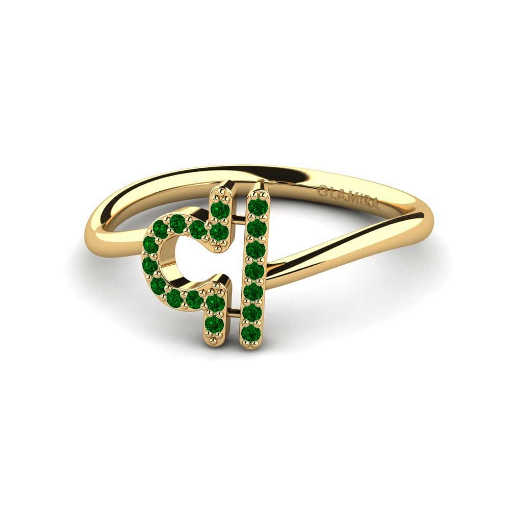 emerald-zirconia แหวน Seona - Libra