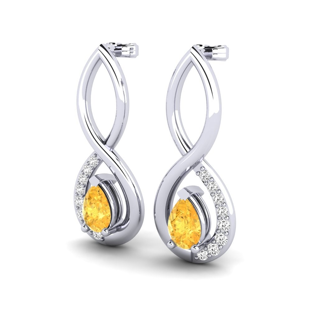 Citrine Women's Earring Sepehr