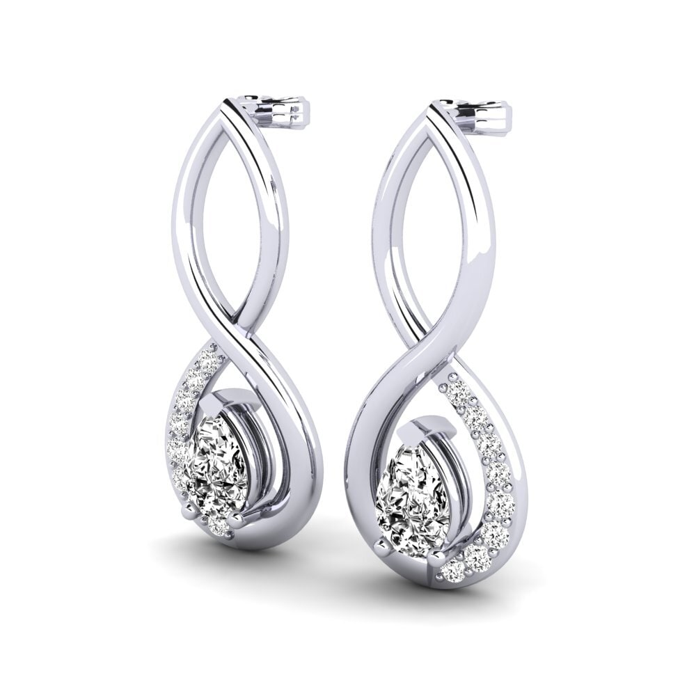 Pear Moissanite Women's Earring Sepehr