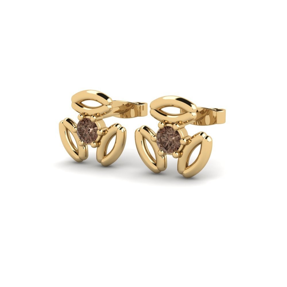 Smoky Quartz Women's Earring Sequally